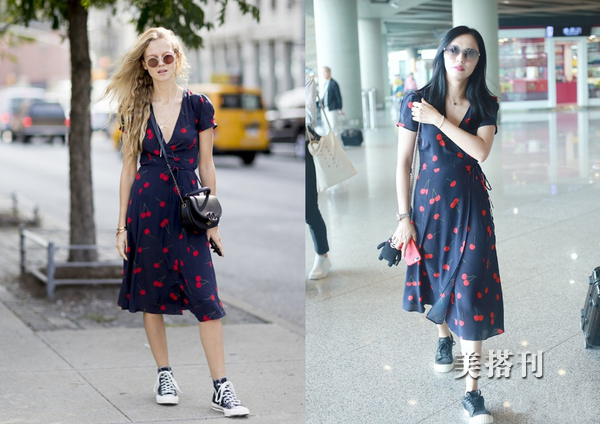 午后休闲时光，淡雅连衣裙放慢你的生活节奏