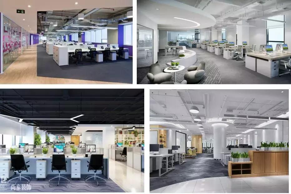 1000办公空间设计,4000平办公空间设计