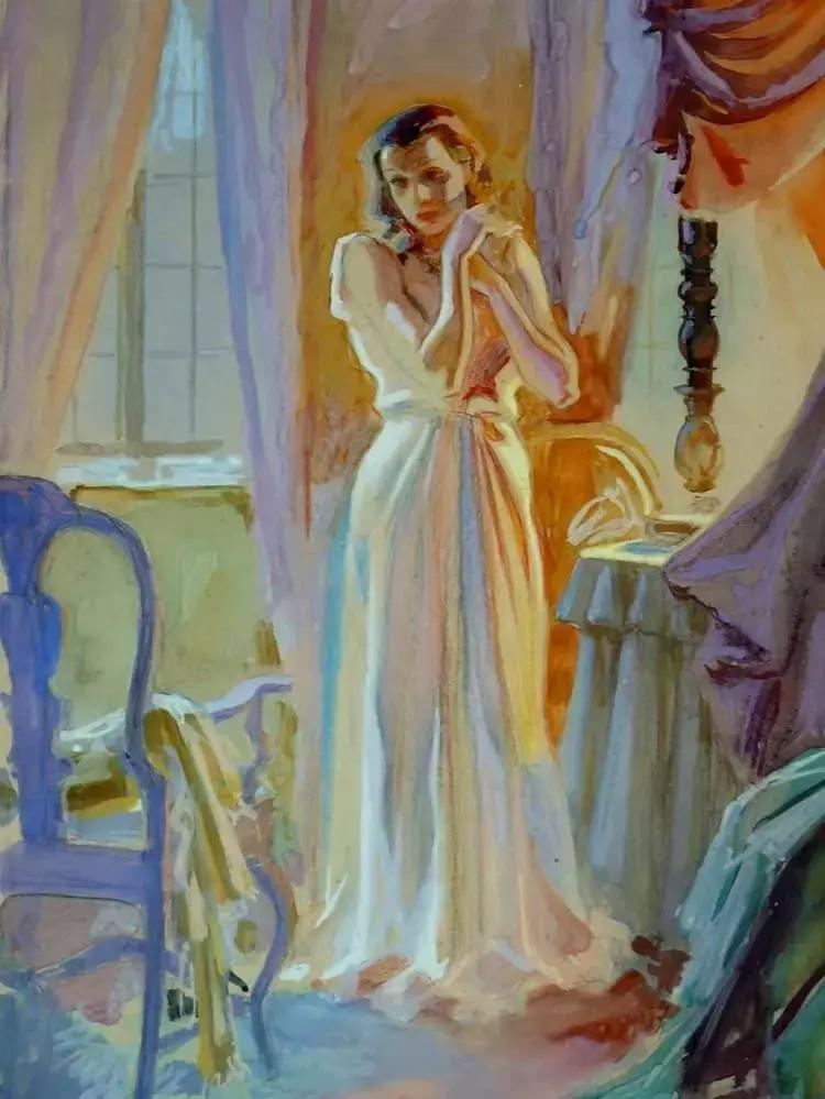 丹麦情色画家，丈夫变性做她的模特！