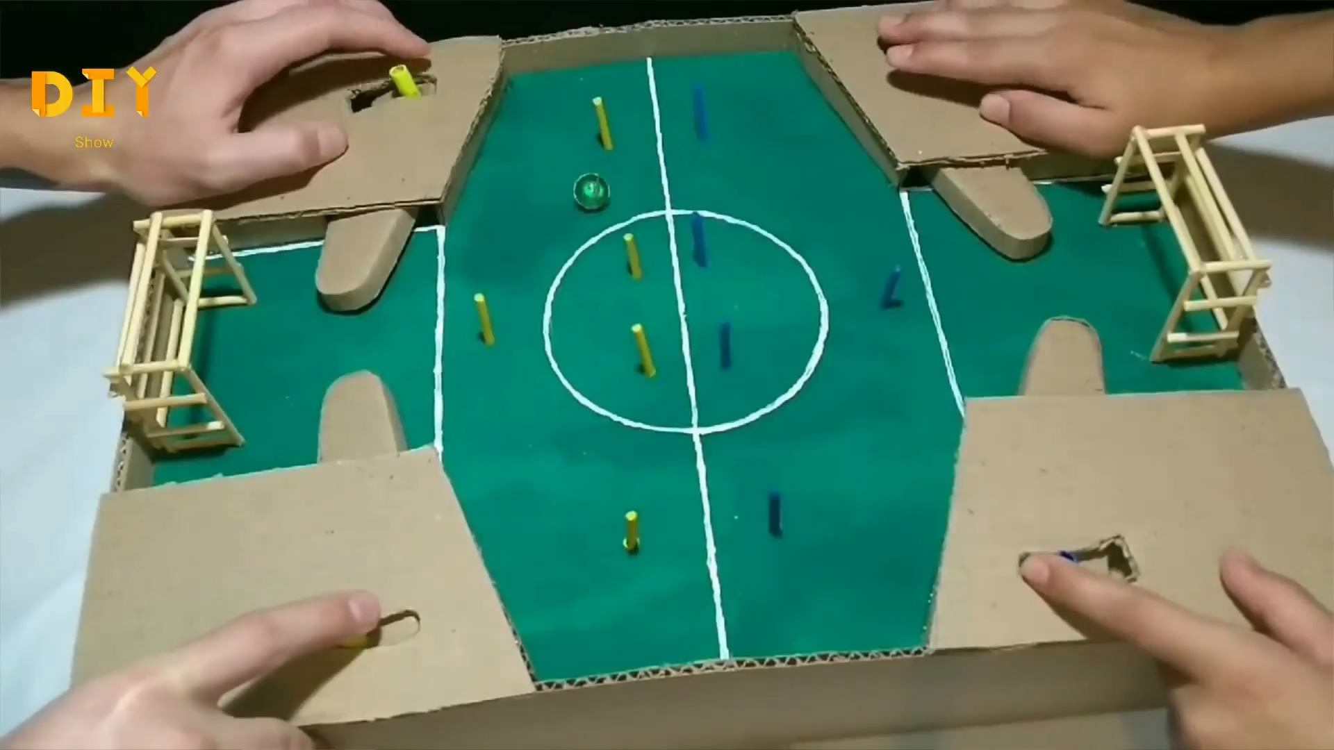 纸板diy手工弹珠玩具,纸板弹珠手工制作