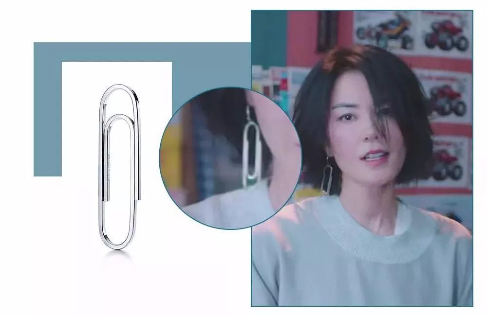 王菲同款曲别针耳环,王菲回形针耳钉价值