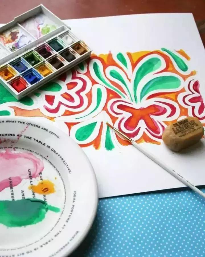 水彩教程颜料,水彩的基本知识与技法