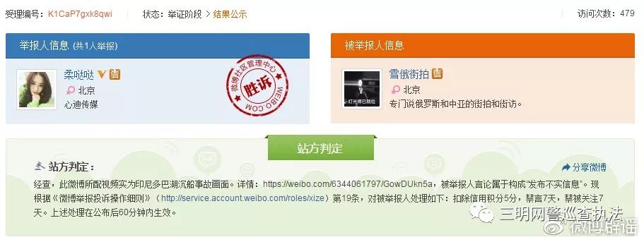 微博辟谣24小时,辟谣年度报告