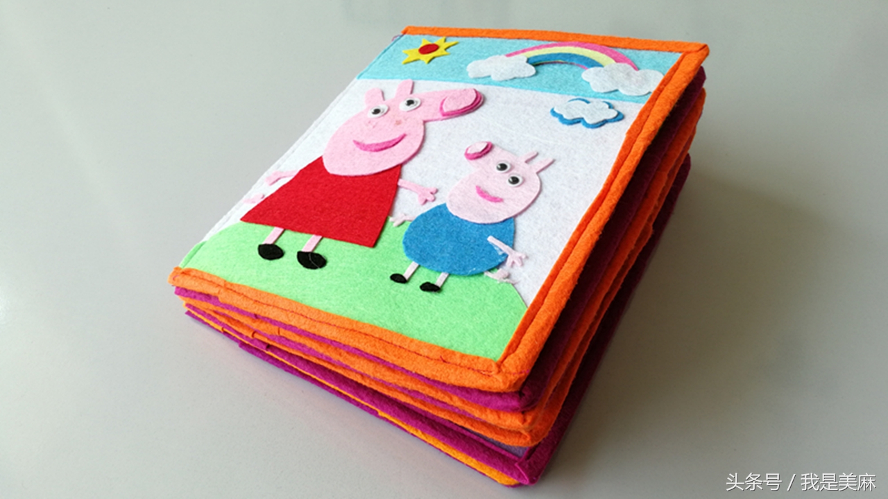 婴儿布书制作0-1岁早教,宝宝的第一本早教布书自制