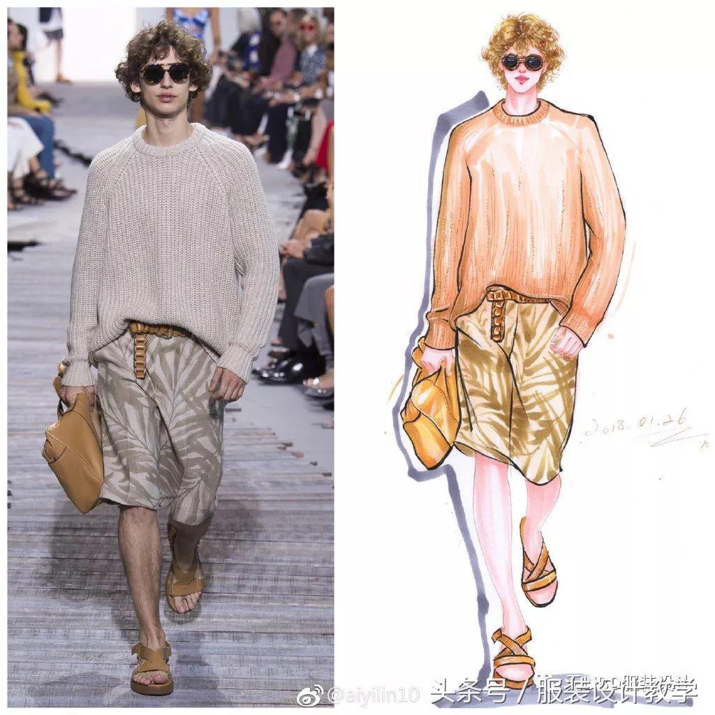 笔尖上的秀场！用一只马克笔带你穿梭各大秀场（成衣vs手绘）