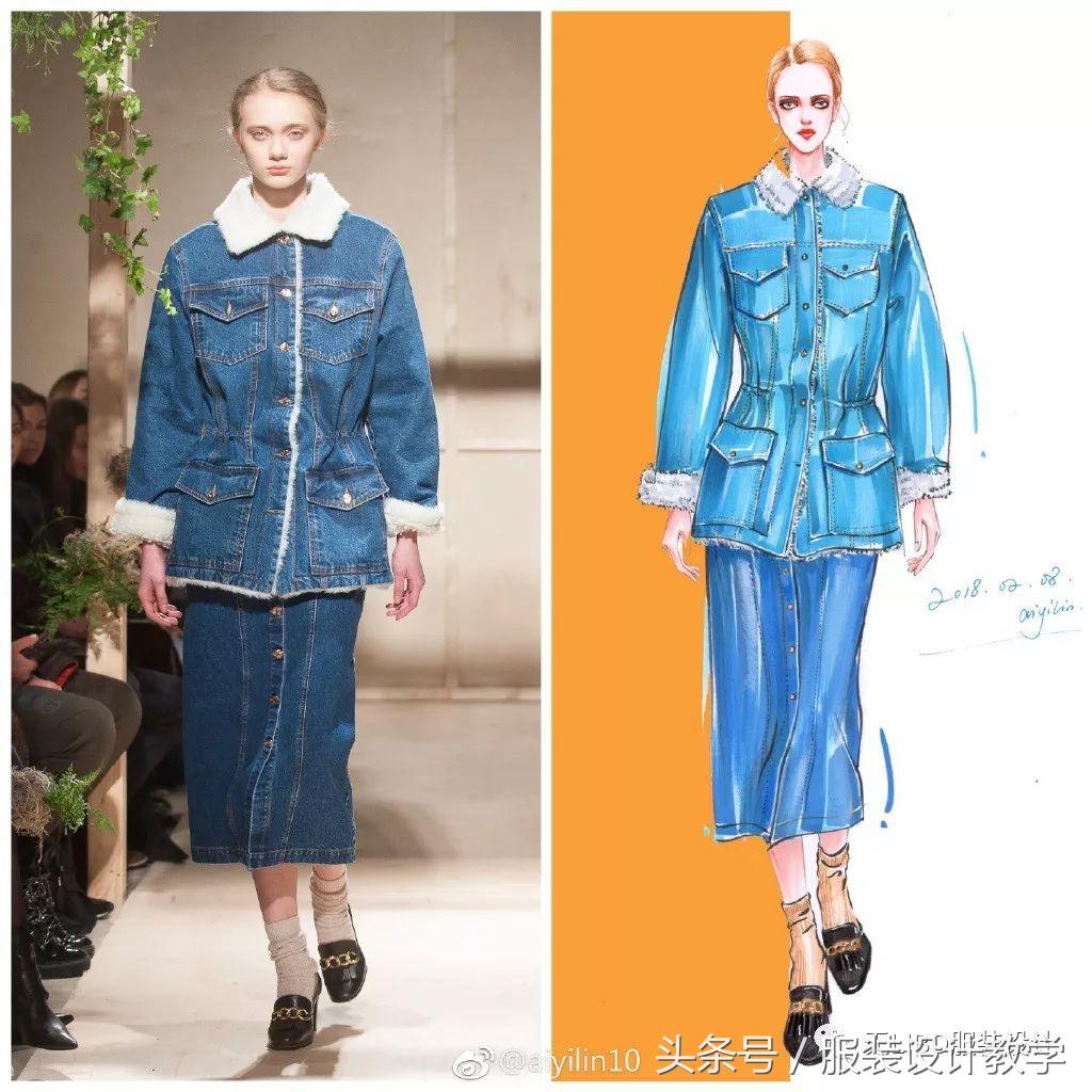 笔尖上的秀场！用一只马克笔带你穿梭各大秀场（成衣vs手绘）