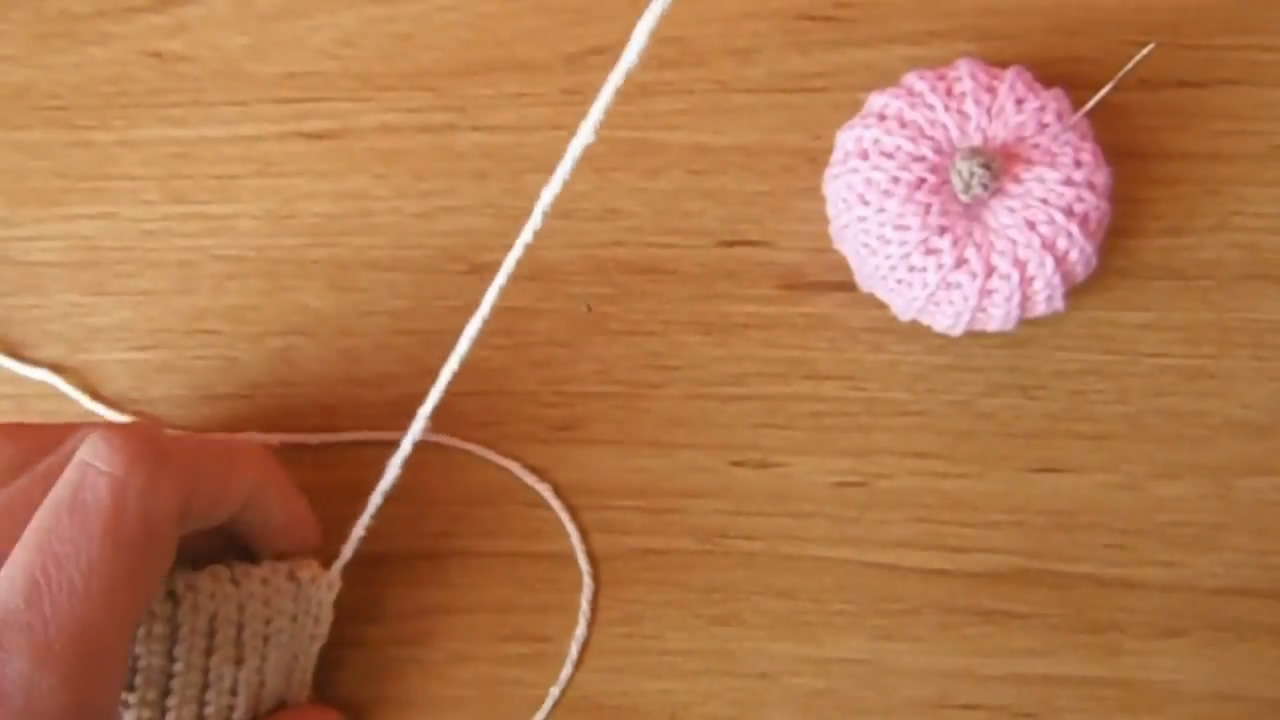 南瓜毛线钩织方法教程,毛线钩织长南瓜完整教程