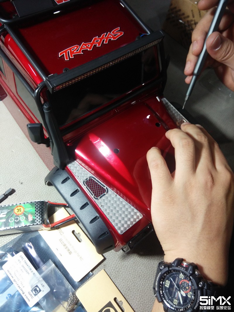 traxxastrx-4战术版迷彩,traxxastrx-4烈马开箱