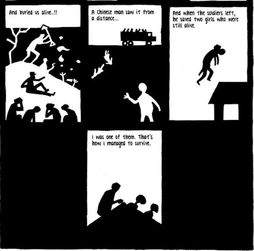 毒打、强奸、*虐性**……他把一个女人故事画成漫画,看到第几张你哭了