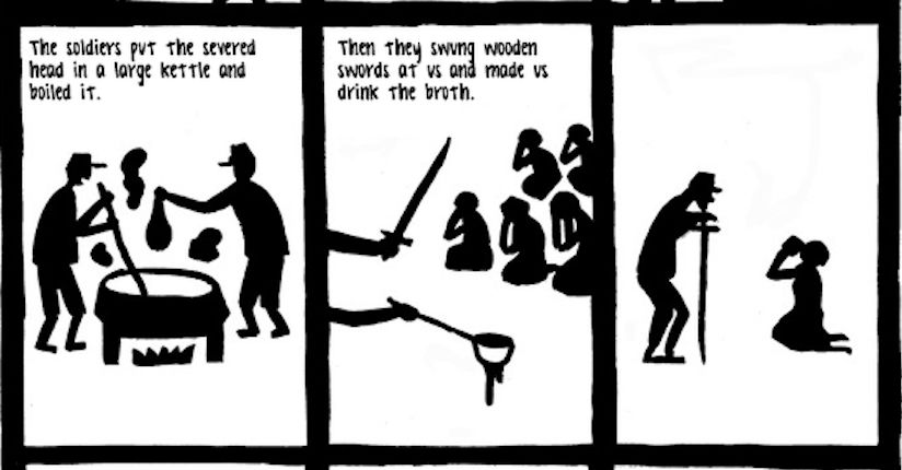 毒打、强奸、*虐性**……他把一个女人的真实故事画成漫画,看到第几张你哭了?