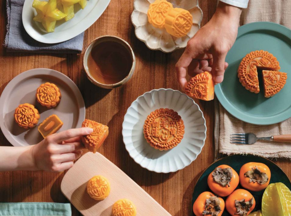 港式奶黄流心月饼礼盒6只装,奶黄流心月饼香港真货