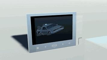 向往中的3D显示屏，可放置桌面，相框大小，随时展示全息图像