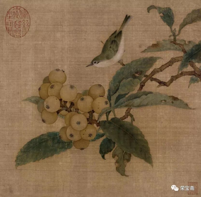 宋代花鸟画写意图文,宋代宫廷花鸟画与文人花鸟画