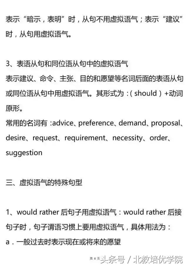 高中自主招生英语必考知识点,新高考语法英语题型