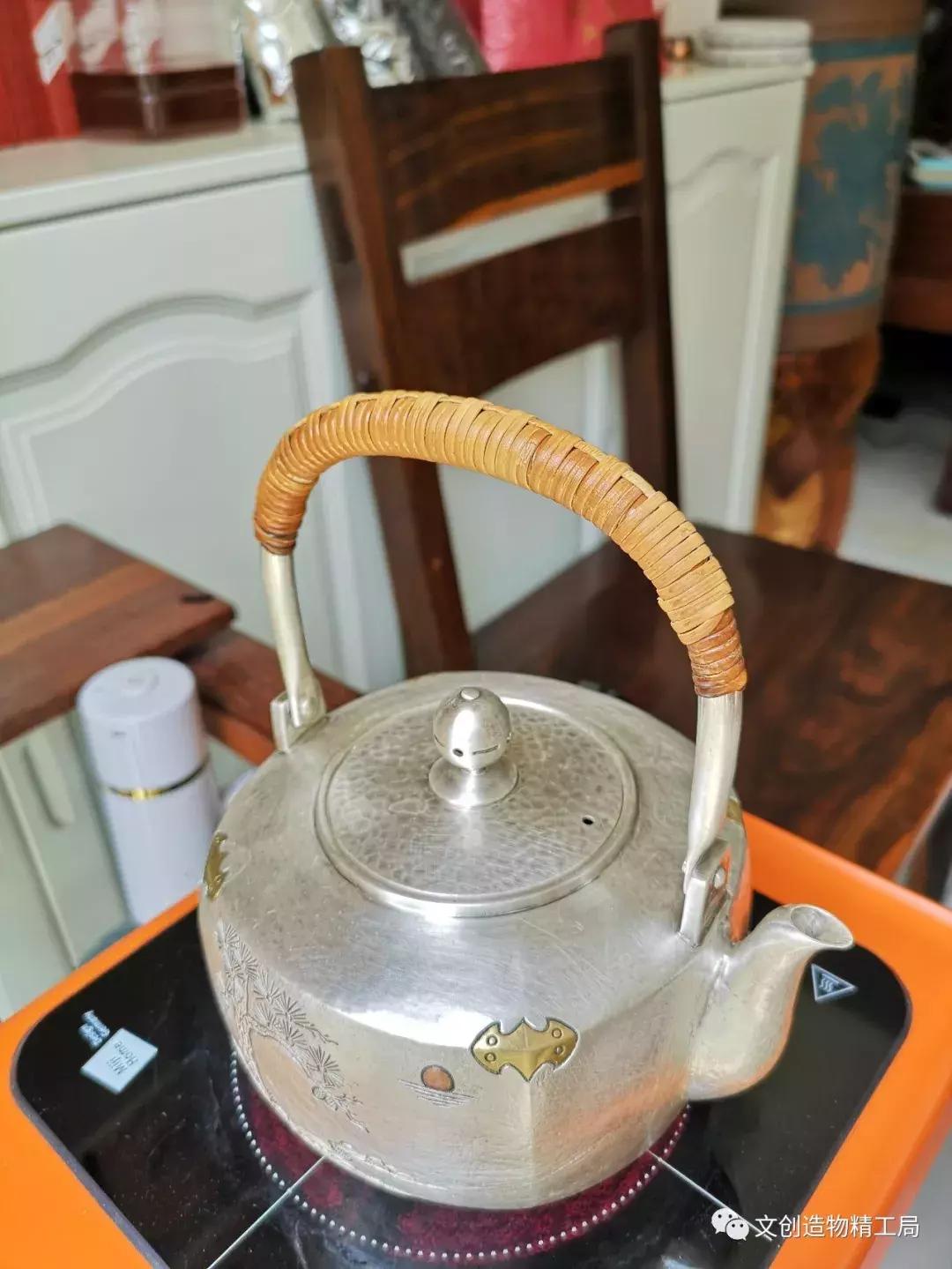 文创造物精工局银壶怎么样,银壶干烧后修复完成