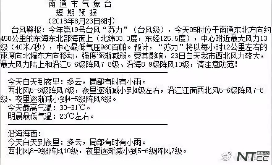南通天气台风预报,南通市天气预报最新台风