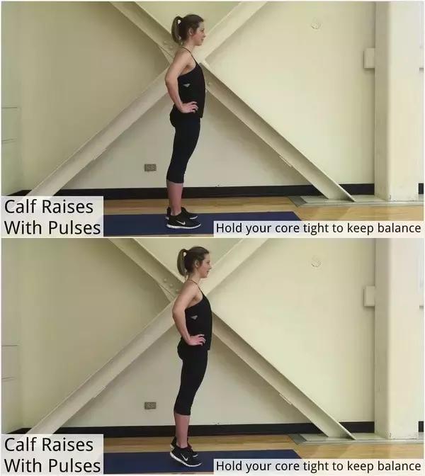 1天练出筷子腿学生党瘦小腿动作,瘦小腿最快方法一周瘦成筷子腿