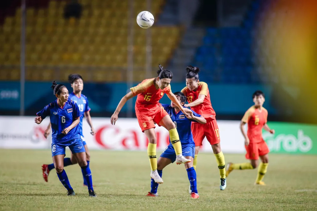 中国女足7-0大胜摘铜亚运女足,泰国女足对中国台北直播