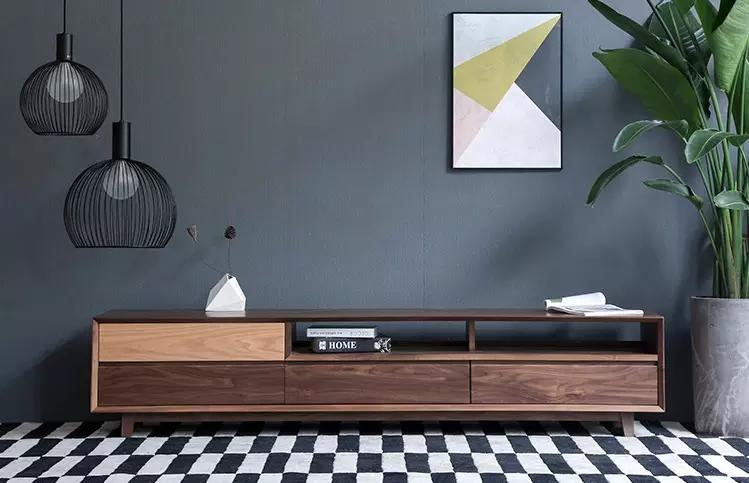 新中式木工电视柜设计,逼格电视柜设计