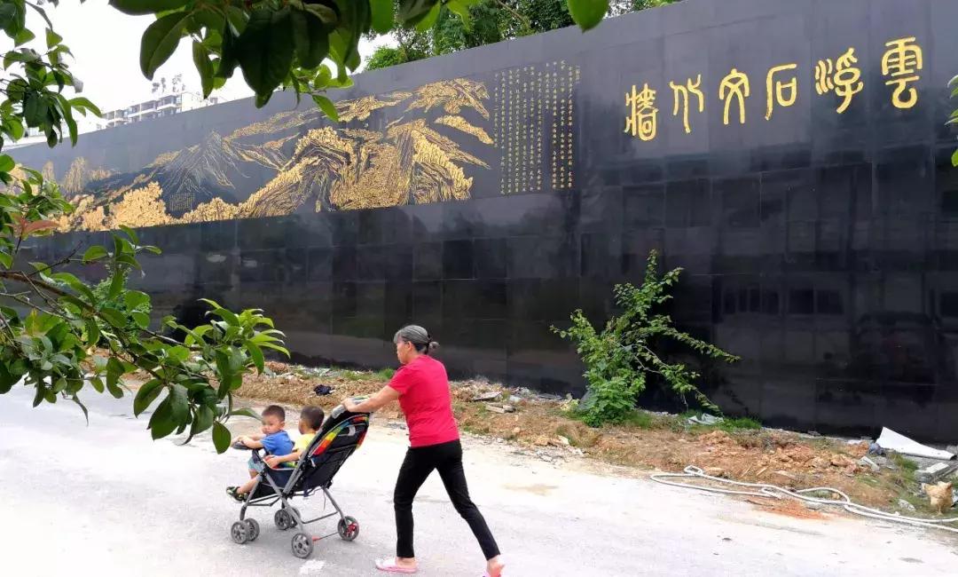 云浮石材400多年的历史,石材背景墙的历史