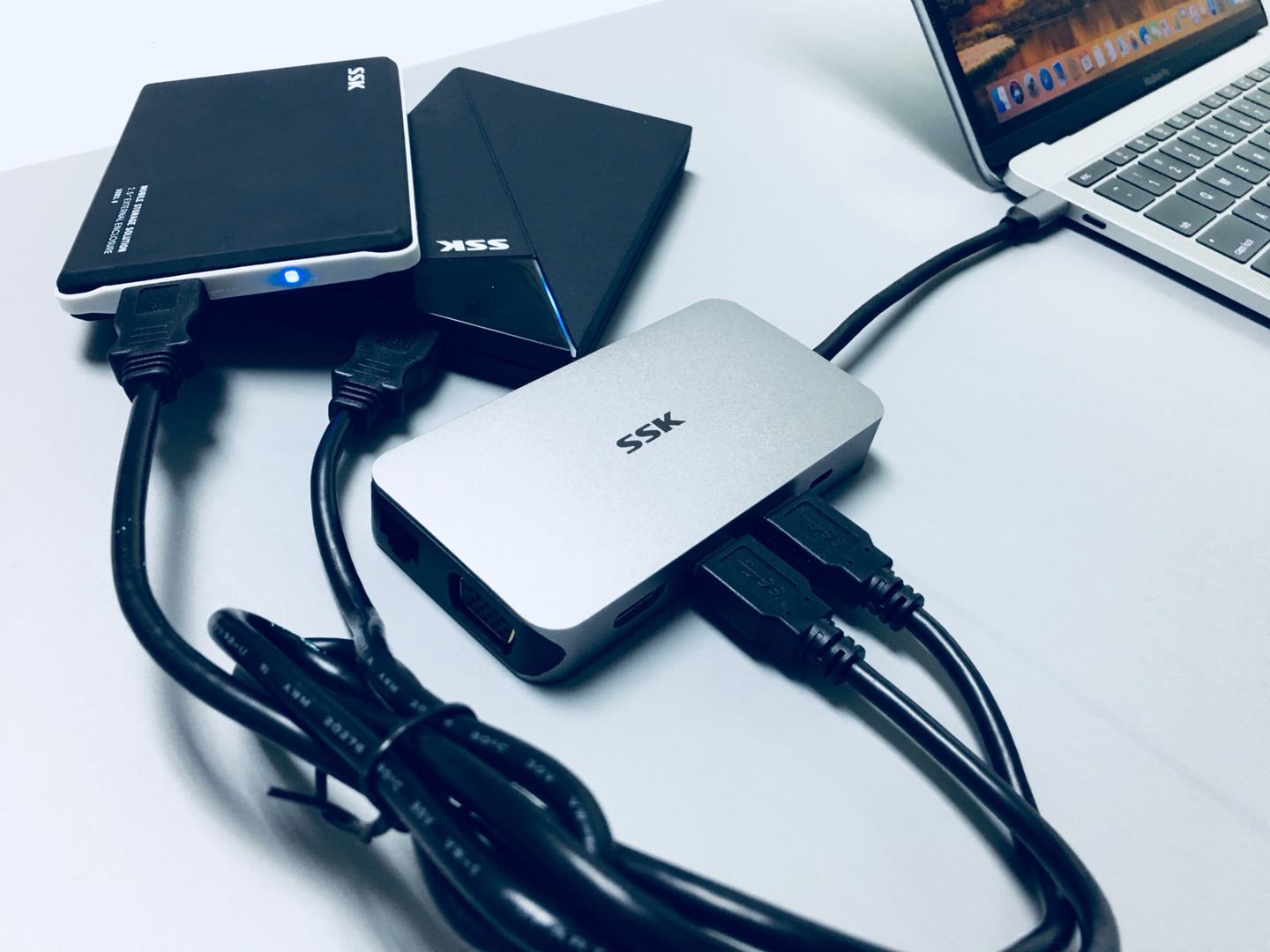 ssk飚王usb2.0高速sim读卡器,ssk飚王type-c拓展坞