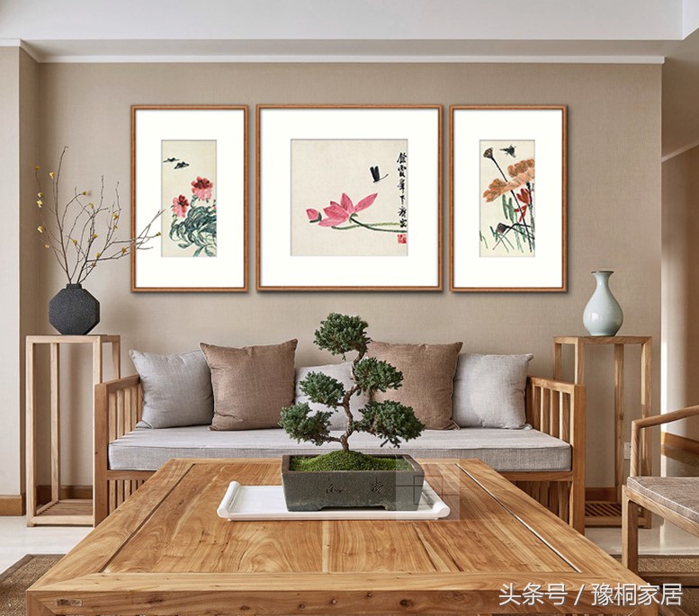 新中式全屋装饰画,新中式画装饰客厅