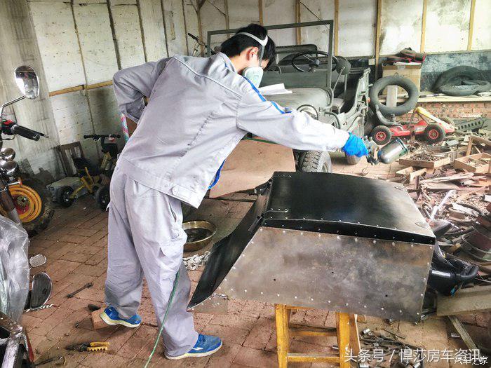 大林子手工打造一台哈雷,定制哈雷制作过程