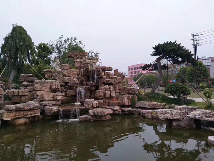 武汉定制景观假山施工,假山施工设计与制作