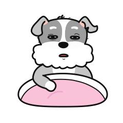 小狗拿着话筒跳舞表情包,小狗龇牙咧嘴的笑表情包