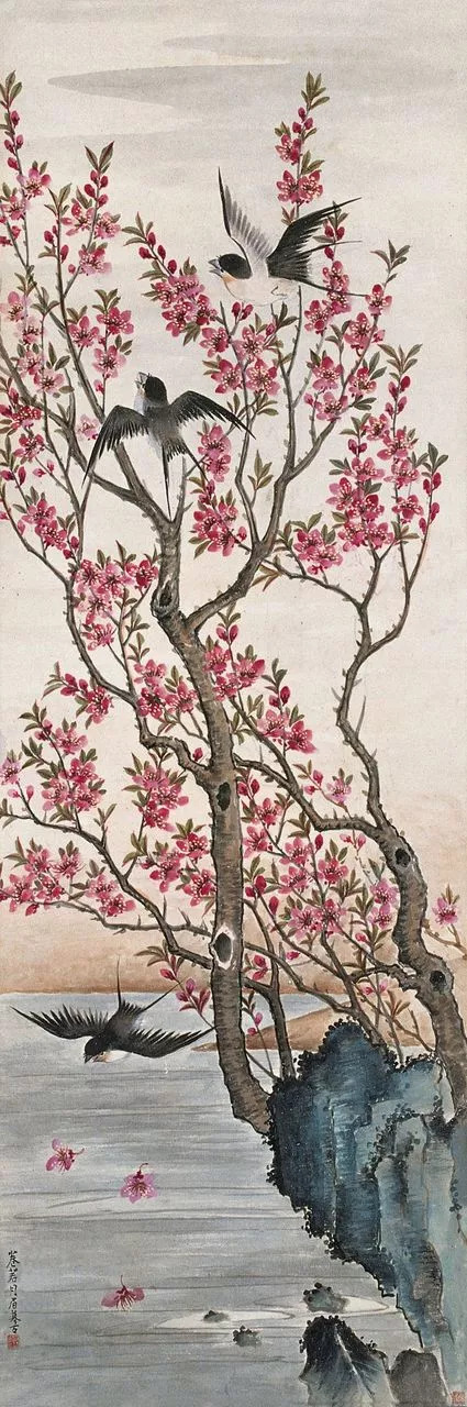 民国花鸟圣手大全,她凭自学成名堪称民国花鸟圣手