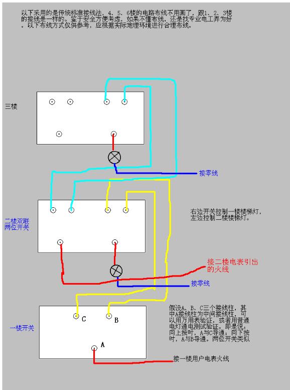 双联单控开关电路的三种接法,双联双控开关电路的三种接法