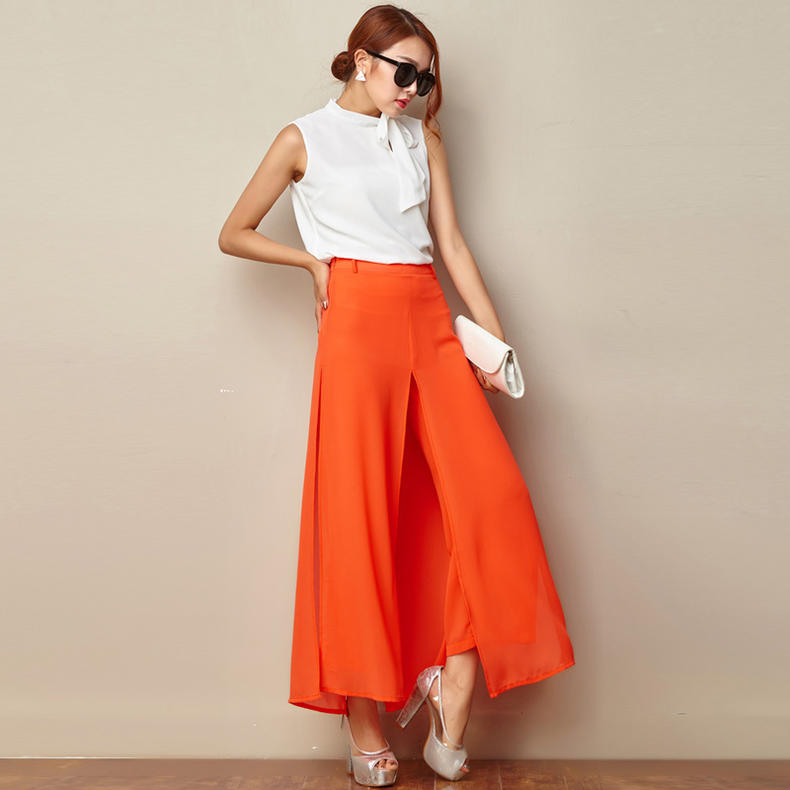 裙裤穿搭大码胖mm显瘦遮肉,设计感遮肉显瘦百搭裙裤女