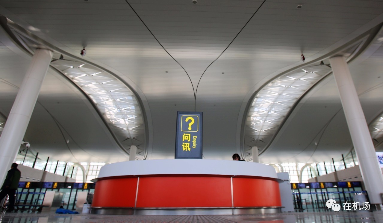空港观察郑州,航站楼设计标识