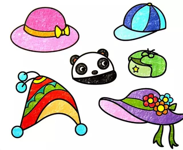 儿童油画棒画原创高清素材,儿童油画棒画素材