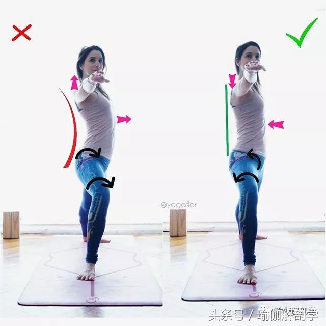 练瑜伽什么动作不耸肩拱背,瑜伽初学者做不好平衡体式怎么办