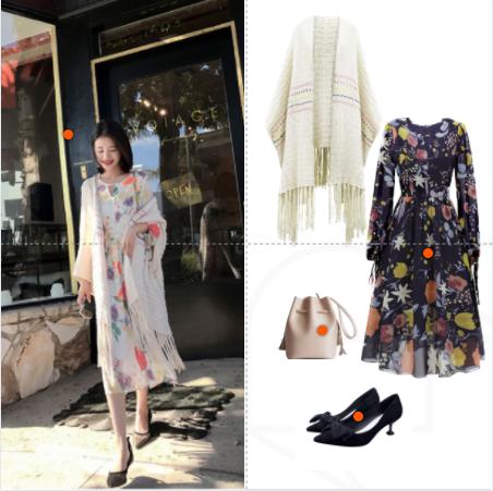 秋天搭连衣裙穿的百搭外套,秋季温柔风穿搭外套加裙子