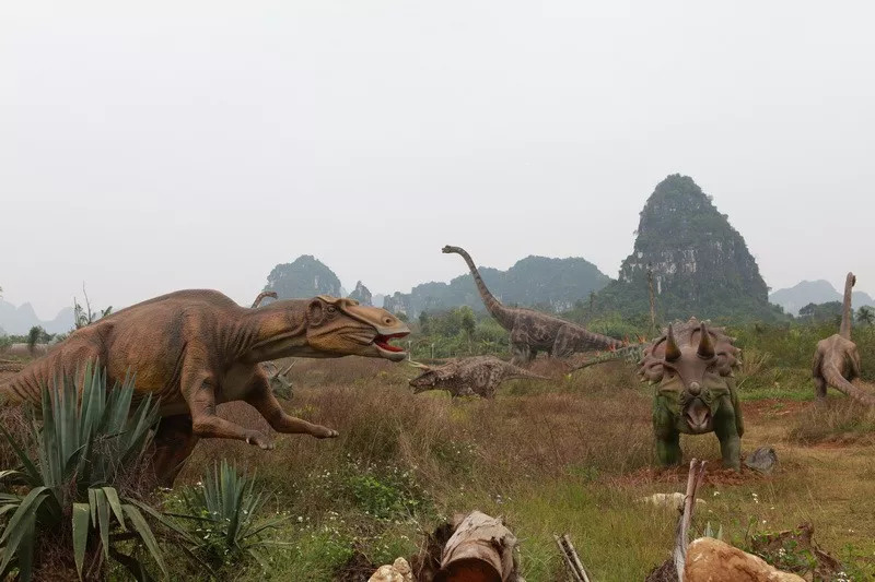 广西扶绥县有恐龙吗,自然传奇恐龙探秘史前公园