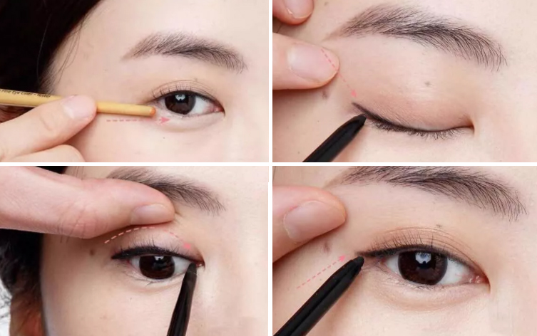 翻个白眼也能美上天,眼睛突出白眼怎么画眼线