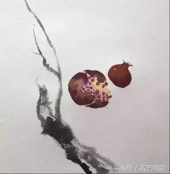 中国画技法之没骨画法的经典范画,没骨画法和写意画的区别