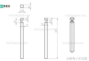 榫卯结构创意性应用,简单榫卯桌子教程图解