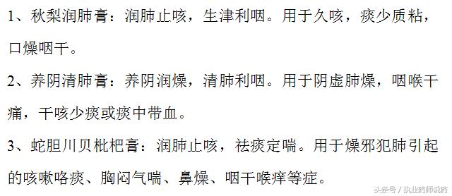 十种治咳嗽的中成药,咳嗽的五大常用药