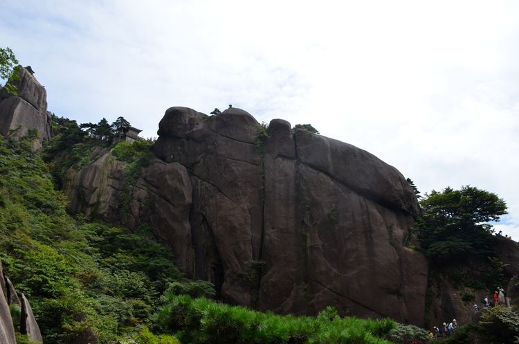 八月的黄山风景,独一无二的一品黄山