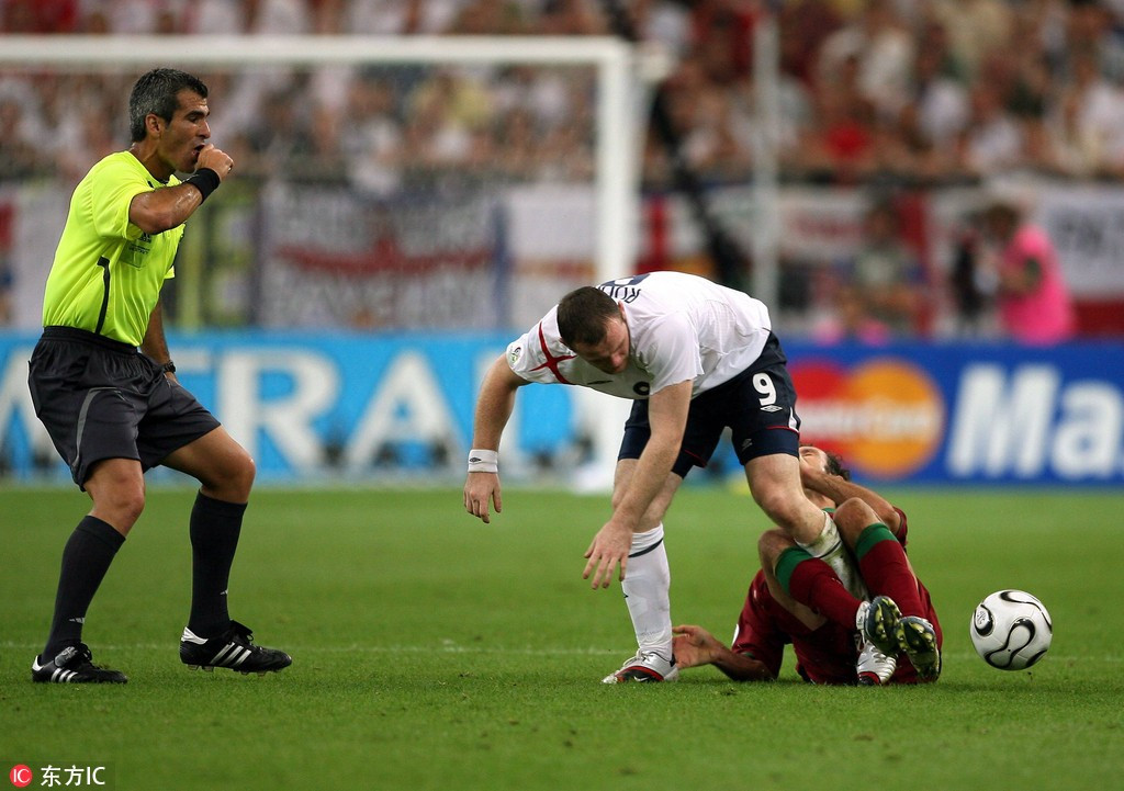 现在的c罗和现在的鲁尼,有一种友谊叫c罗和鲁尼