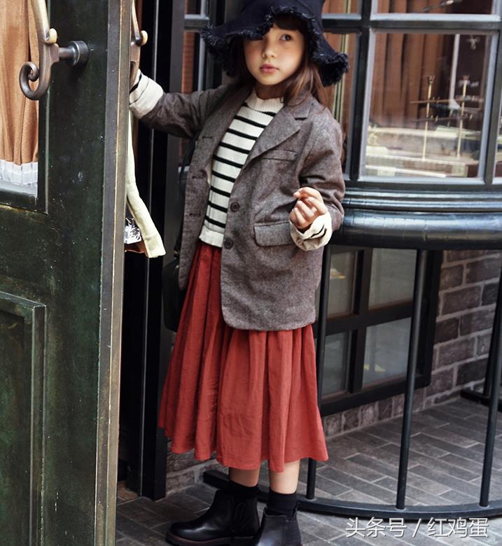 七岁女孩衣服秋冬款韩货,韩国女童6-12岁套装潮流