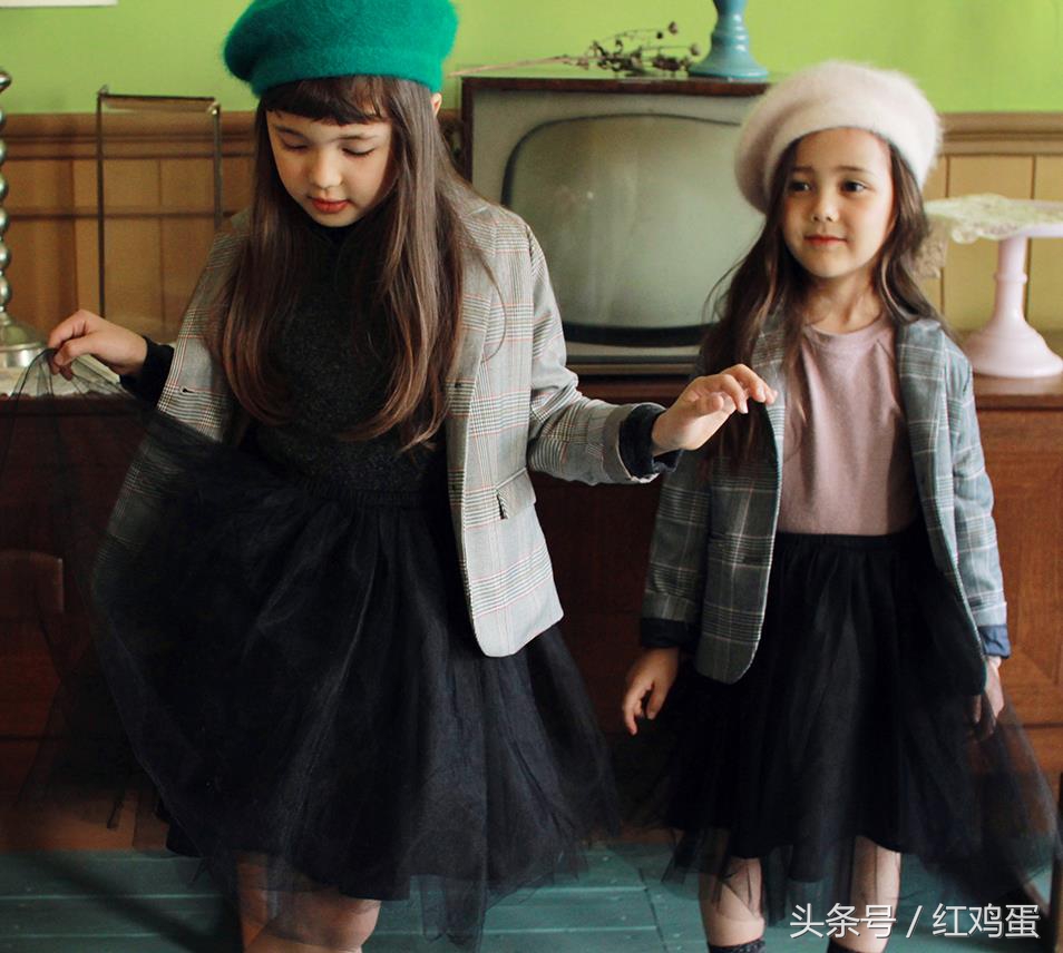 韩国冬款女童套装,韩国女童6-12岁套装潮流