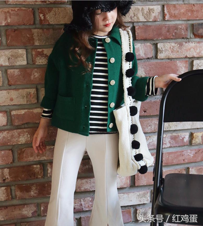 七岁女孩衣服秋冬款韩货,韩国女童6-12岁套装潮流