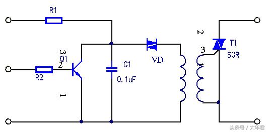晶闸管双向可控硅调光电路图讲解,晶闸管调光电路中各元件的作用