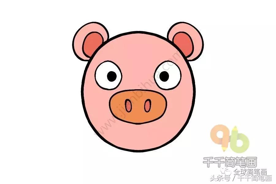 儿童简笔画入门动物0-3岁最简单的,圆形动物简笔画