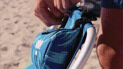 沙滩便捷折叠椅,海边沙滩户外折叠椅两用