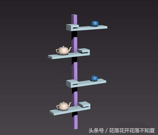 3dmax圆形装饰架,3dmax吊顶造型教程